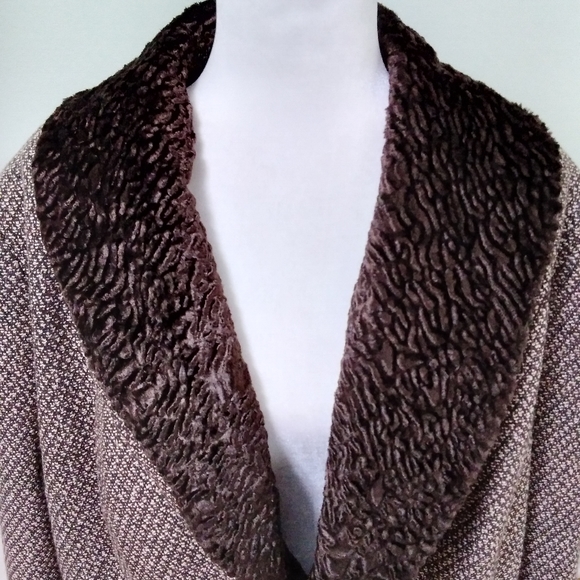 Lane Bryant Tweed Wool Blend Coat - Picture 2 of 7